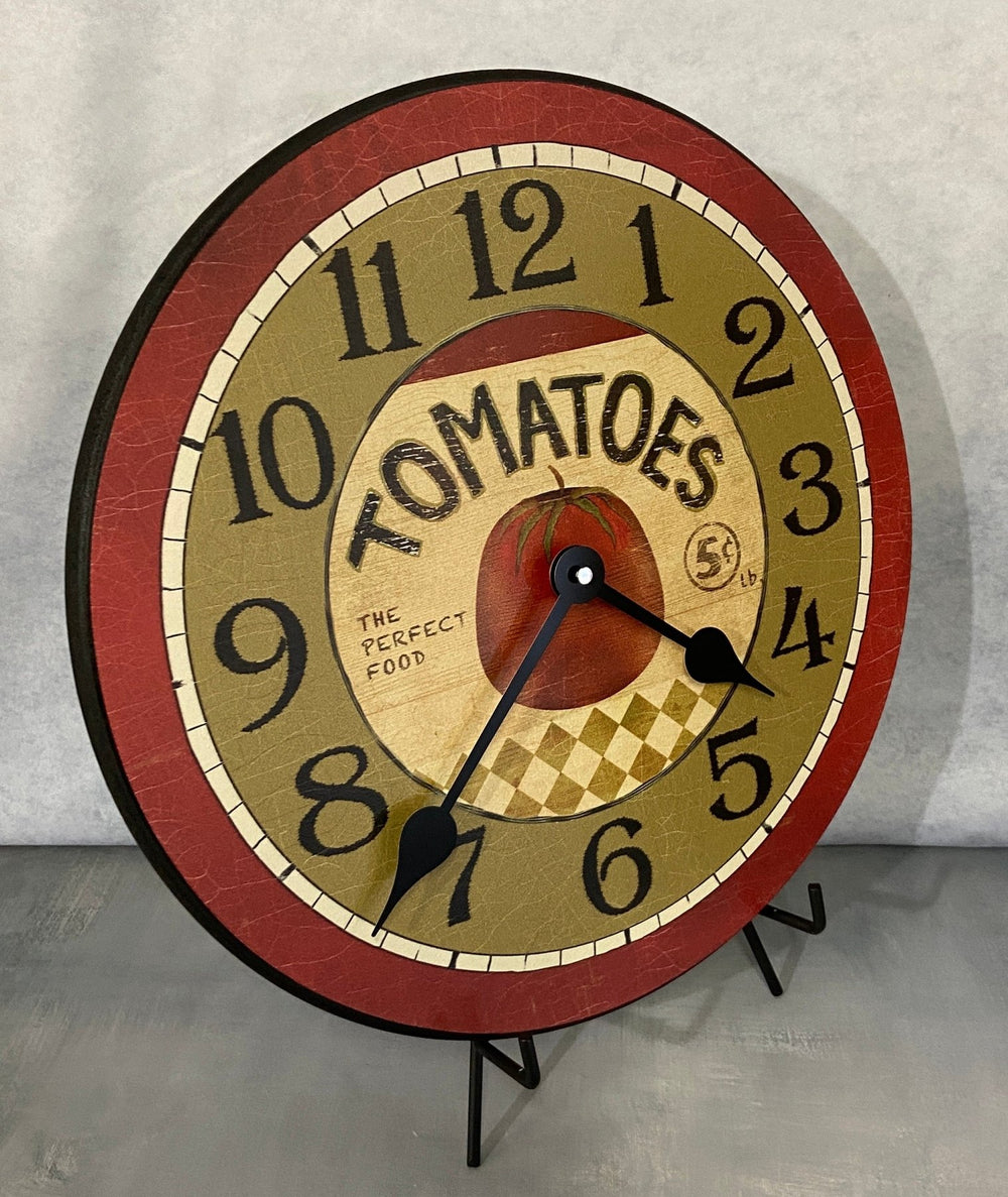 Tomato Wall Clock - CustomBigClocks