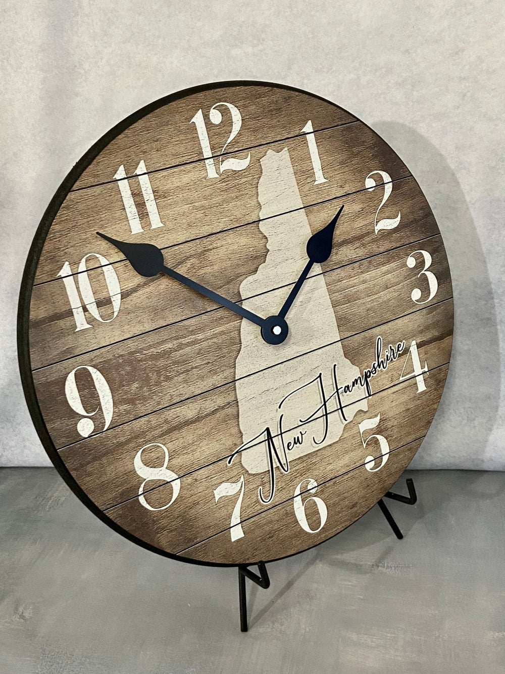 New Hampshire Or Any State Wall Clock - CustomBigClocks