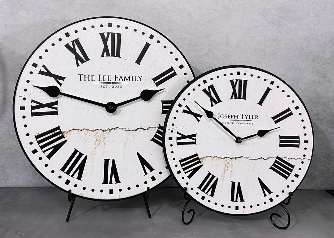 Old Stone Wall Clock - CustomBigClocks