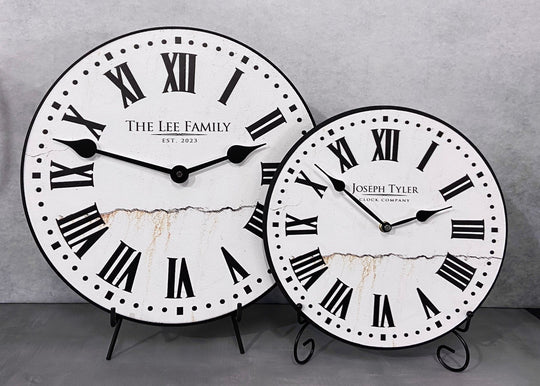 Old Stone Wall Clock - CustomBigClocks