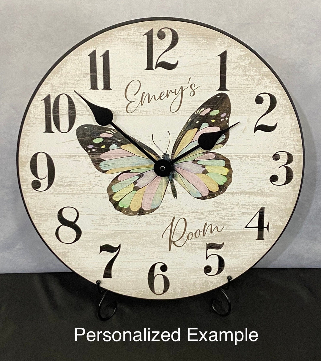 Butterfly Wall Clock - CustomBigClocks