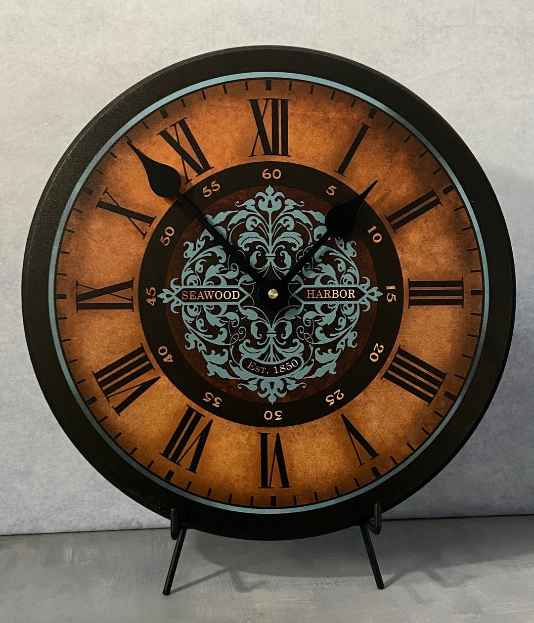 Seawood Harbor Wall Clock - CustomBigClocks