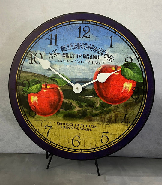 Washington Apple Wall Clock - CustomBigClocks