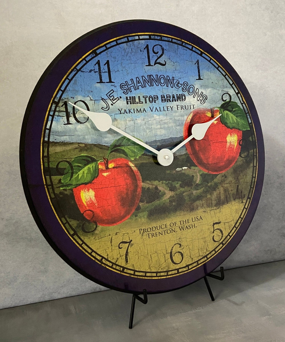 Washington Apple Wall Clock - CustomBigClocks