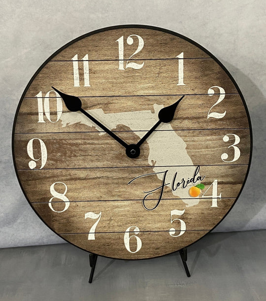Florida State Or Any State Wall Clock - CustomBigClocks