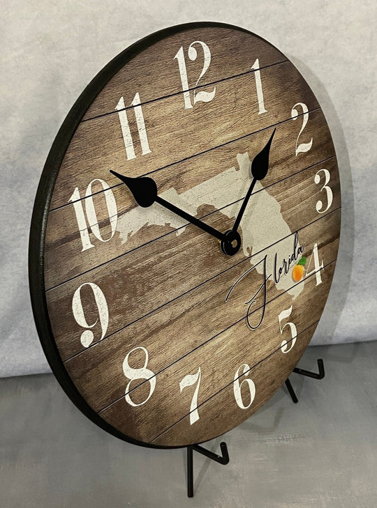 Florida State Or Any State Wall Clock - CustomBigClocks
