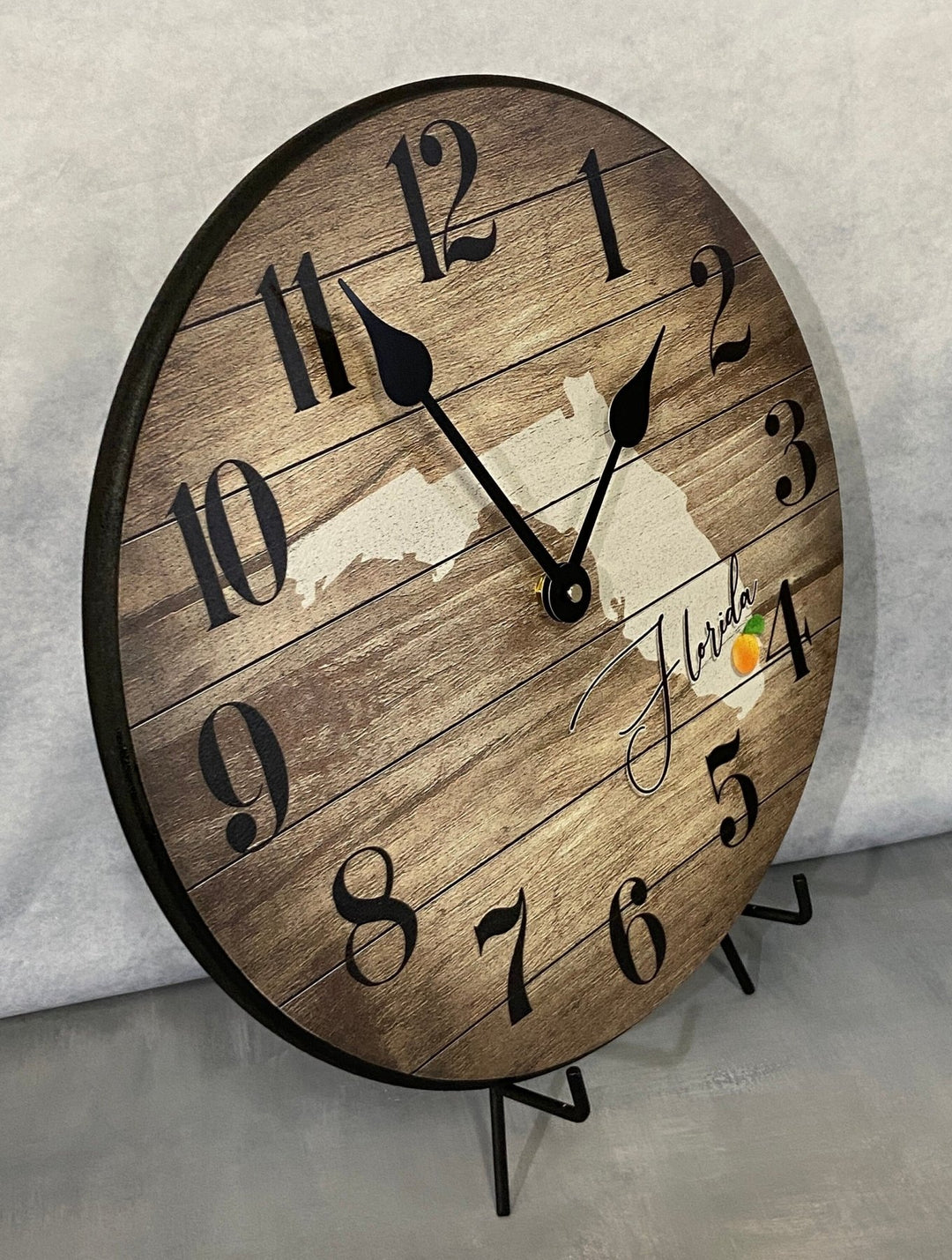 Florida State Or Any State Wall Clock - CustomBigClocks