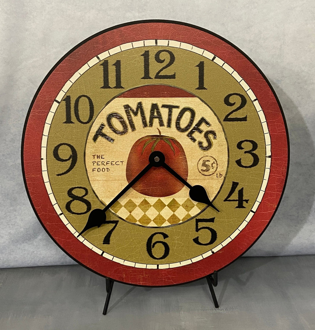 Tomato Wall Clock - CustomBigClocks