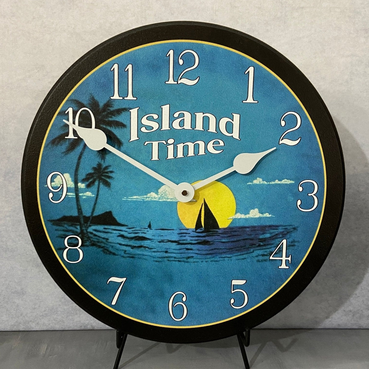 Island Beach Wall Clock - CustomBigClocks