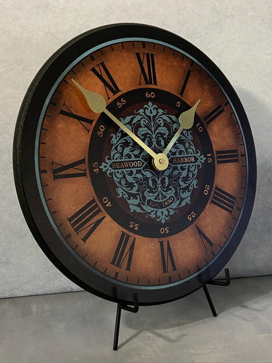 Seawood Harbor Wall Clock - CustomBigClocks