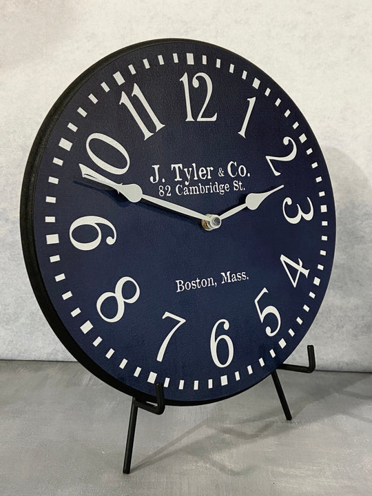Navy Blue Wall Clock - CustomBigClocks