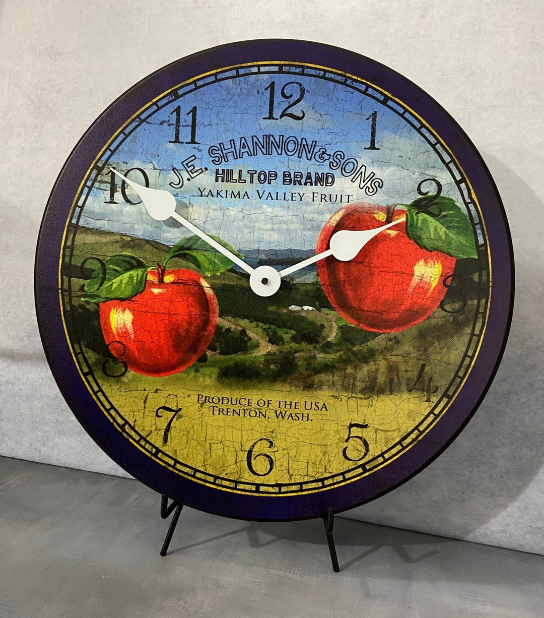 Washington Apple Wall Clock - CustomBigClocks