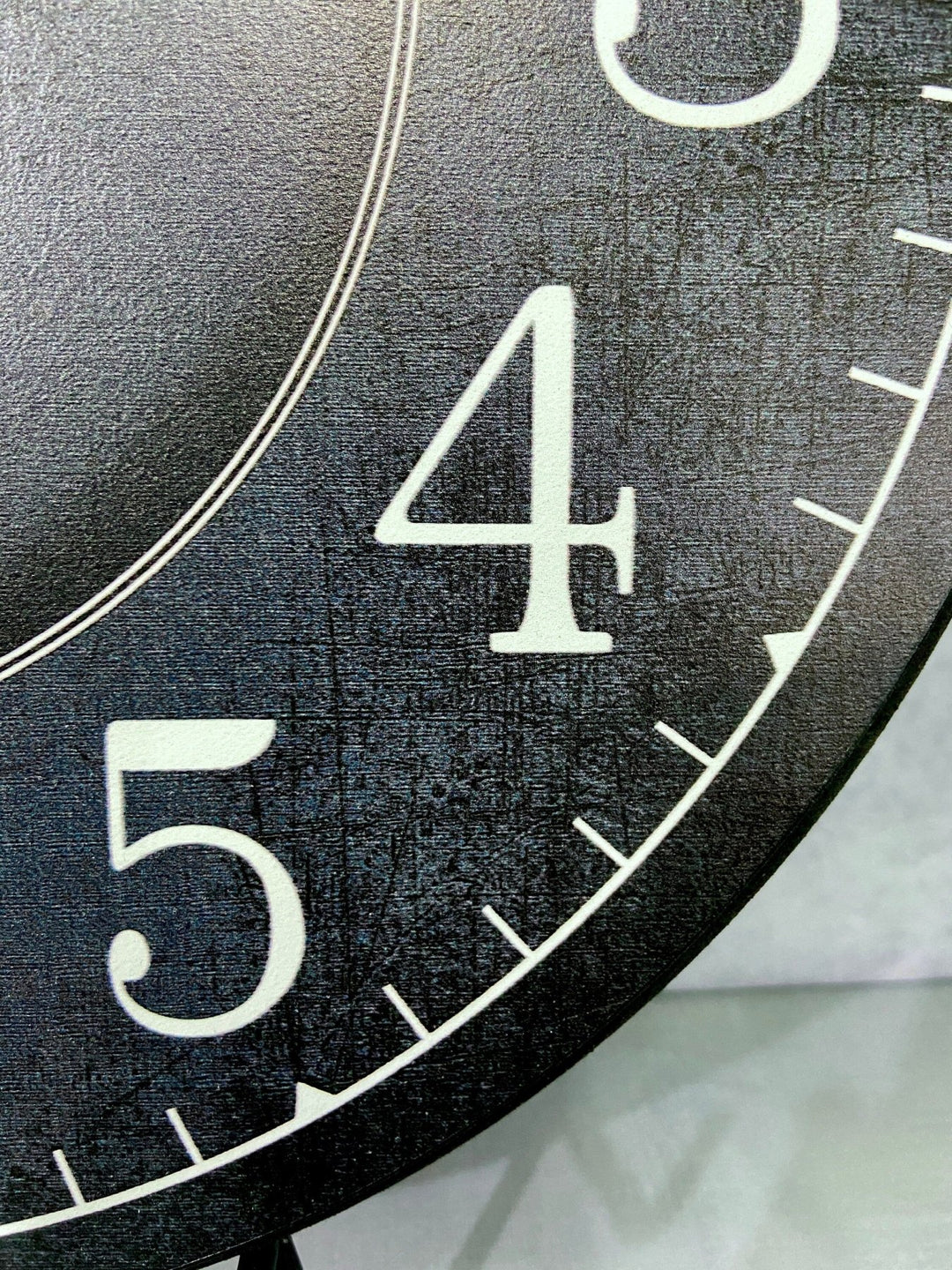 Somerville Navy &amp; White Wall Clock - CustomBigClocks