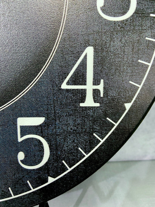Somerville Navy &amp; White Wall Clock - CustomBigClocks