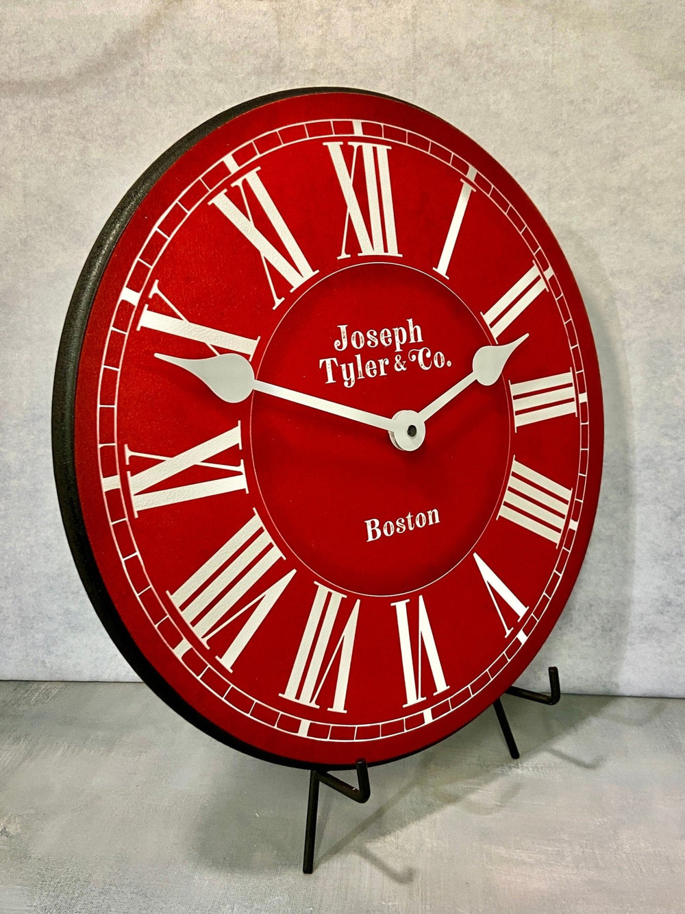 Classic Red Wall Clock - CustomBigClocks