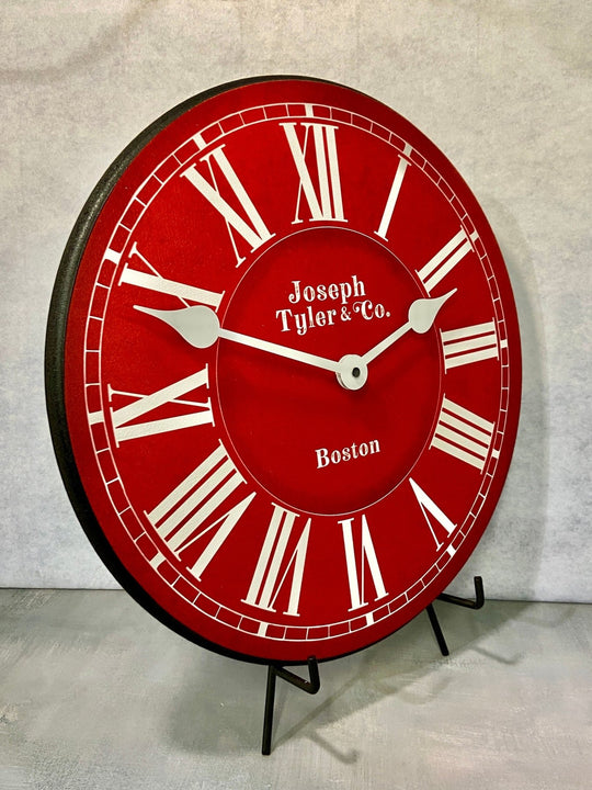 Classic Red Wall Clock - CustomBigClocks