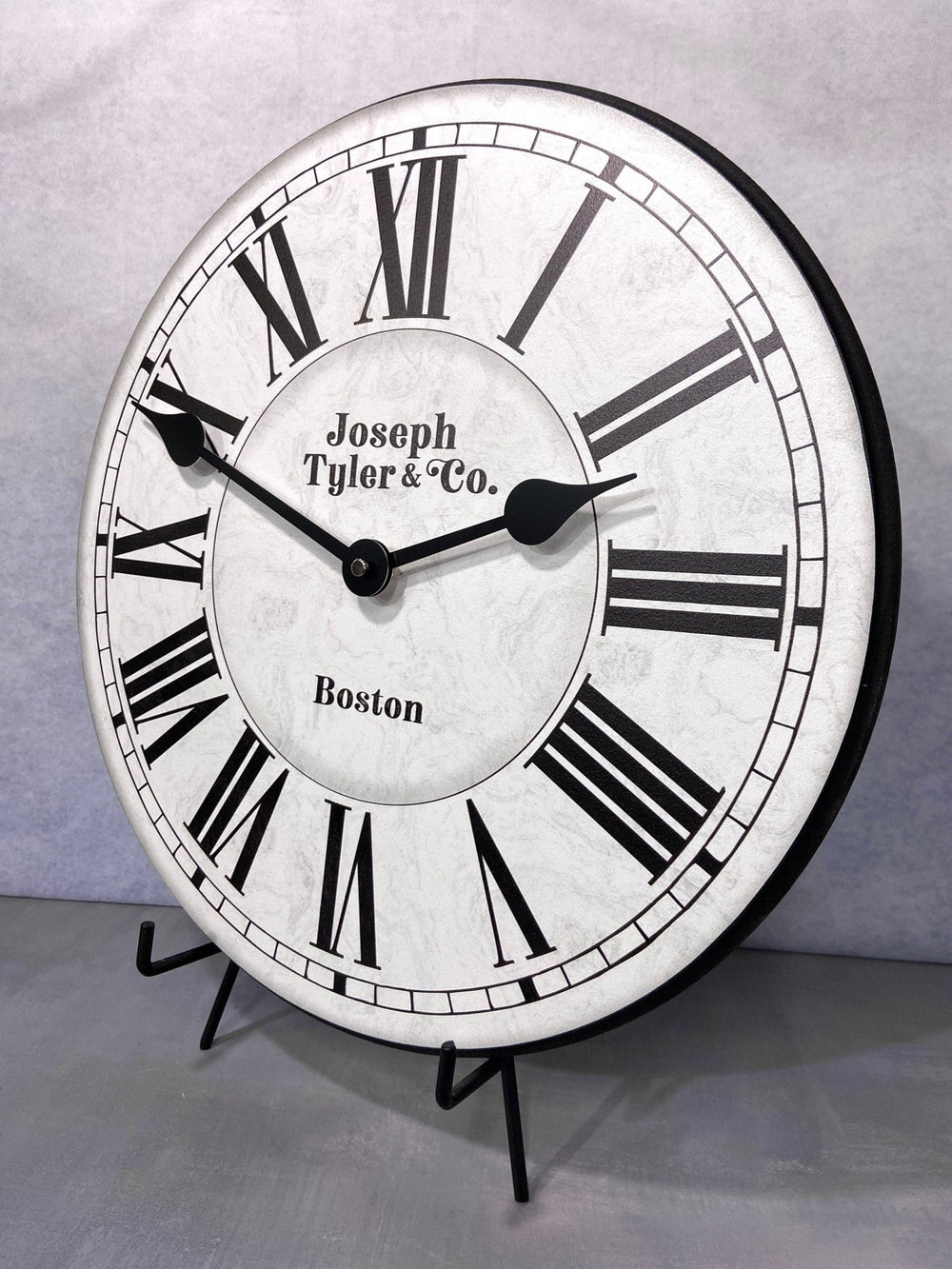 Classic White Wall Clock - CustomBigClocks
