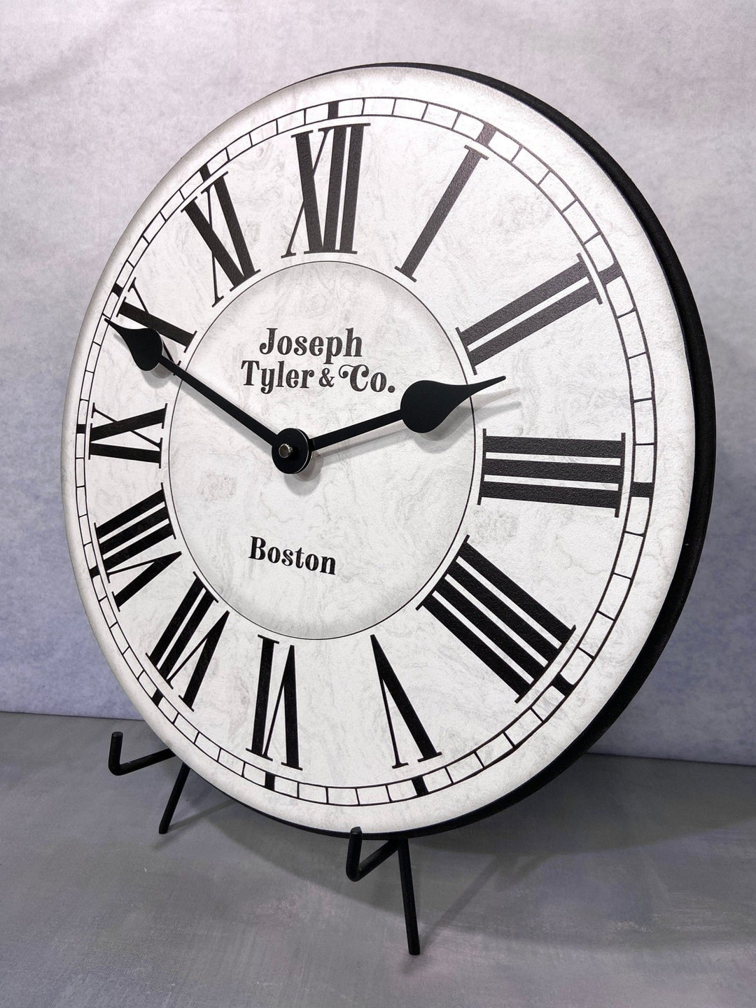 Classic White Wall Clock - CustomBigClocks