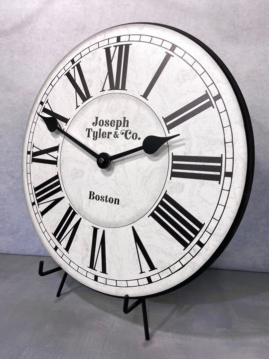 Classic White Wall Clock - CustomBigClocks