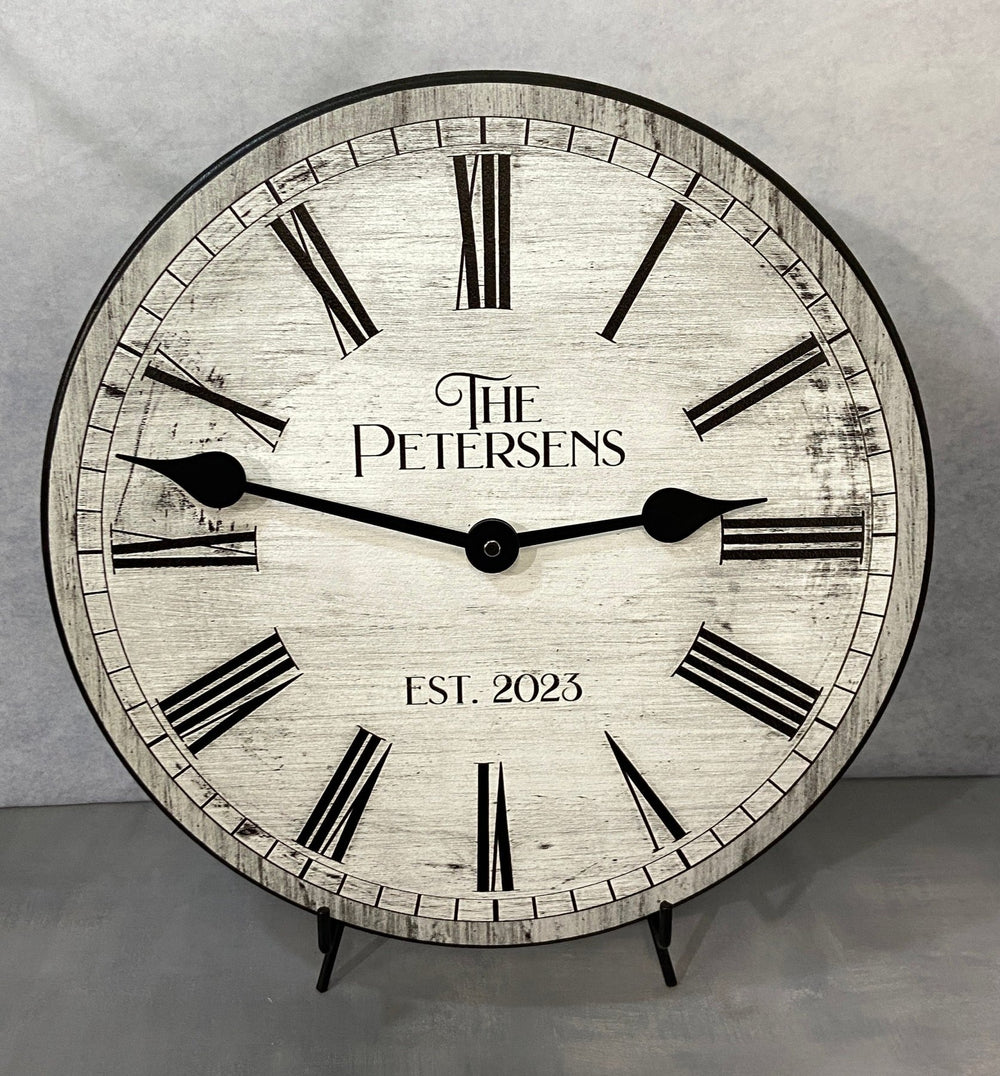 Personalized Family Clock - CustomBigClocks