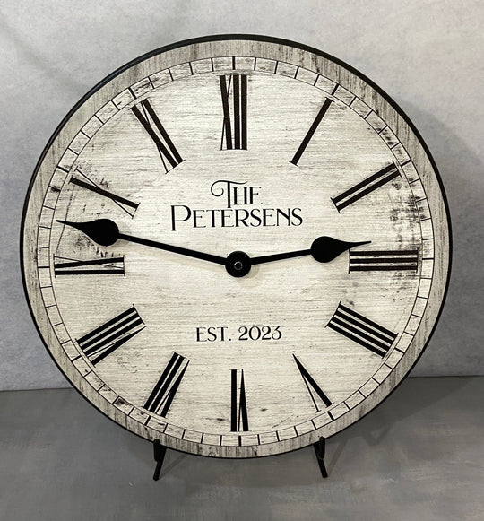 Personalized Family Clock - CustomBigClocks