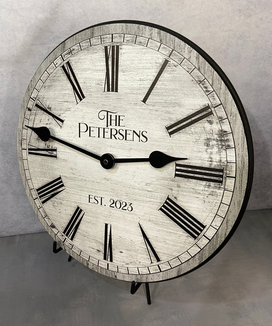 Personalized Family Clock - CustomBigClocks
