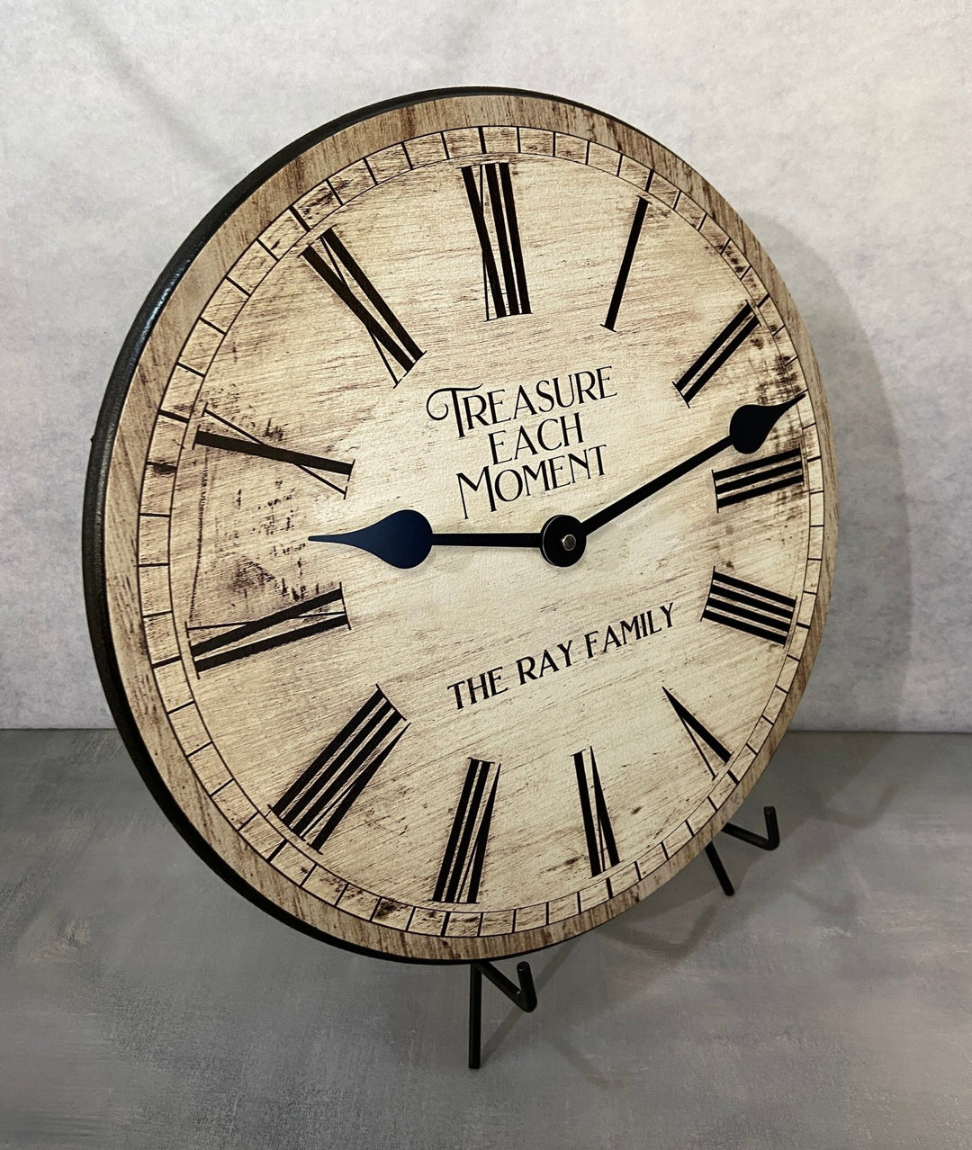Personalized Family Clock - CustomBigClocks