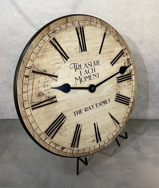 Personalized Family Clock - CustomBigClocks