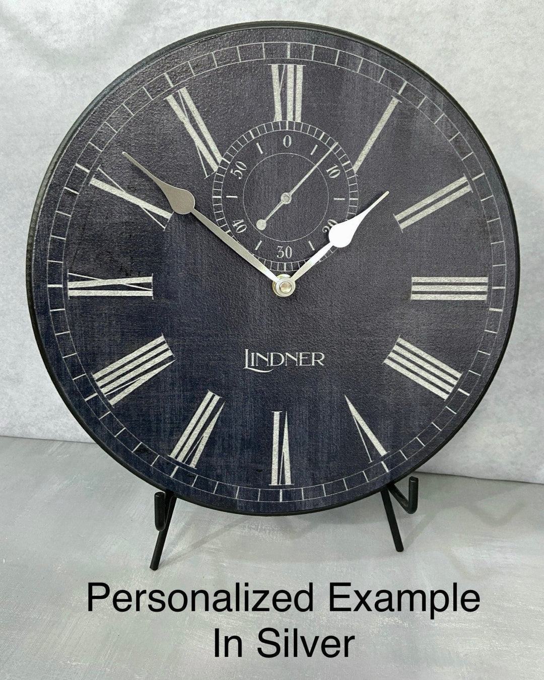 Navy Alston Walton Clock - CustomBigClocks