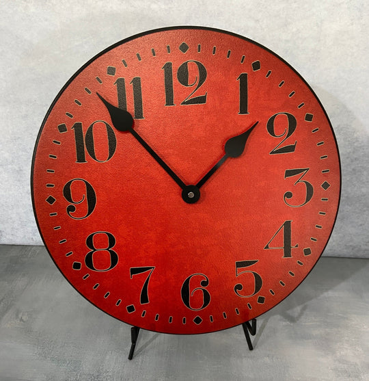 Houston Big Red Wall Clock - CustomBigClocks