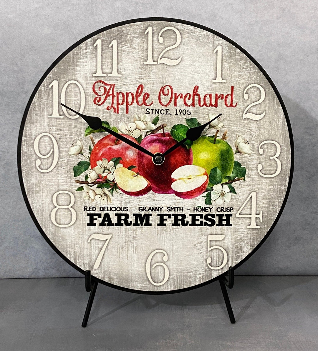 Apple Orchard Wall Clock - CustomBigClocks
