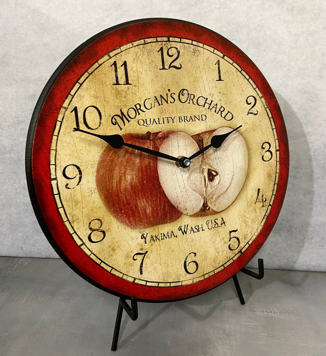 Apple Wall Clock - CustomBigClocks