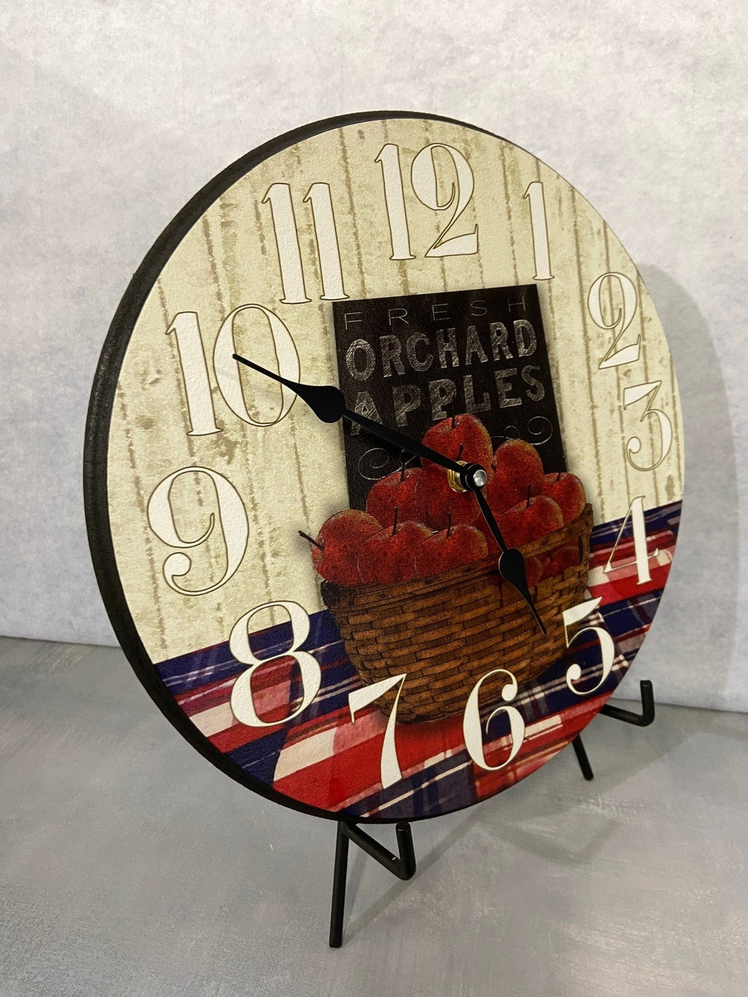 Apple Basket Wall Clock - CustomBigClocks