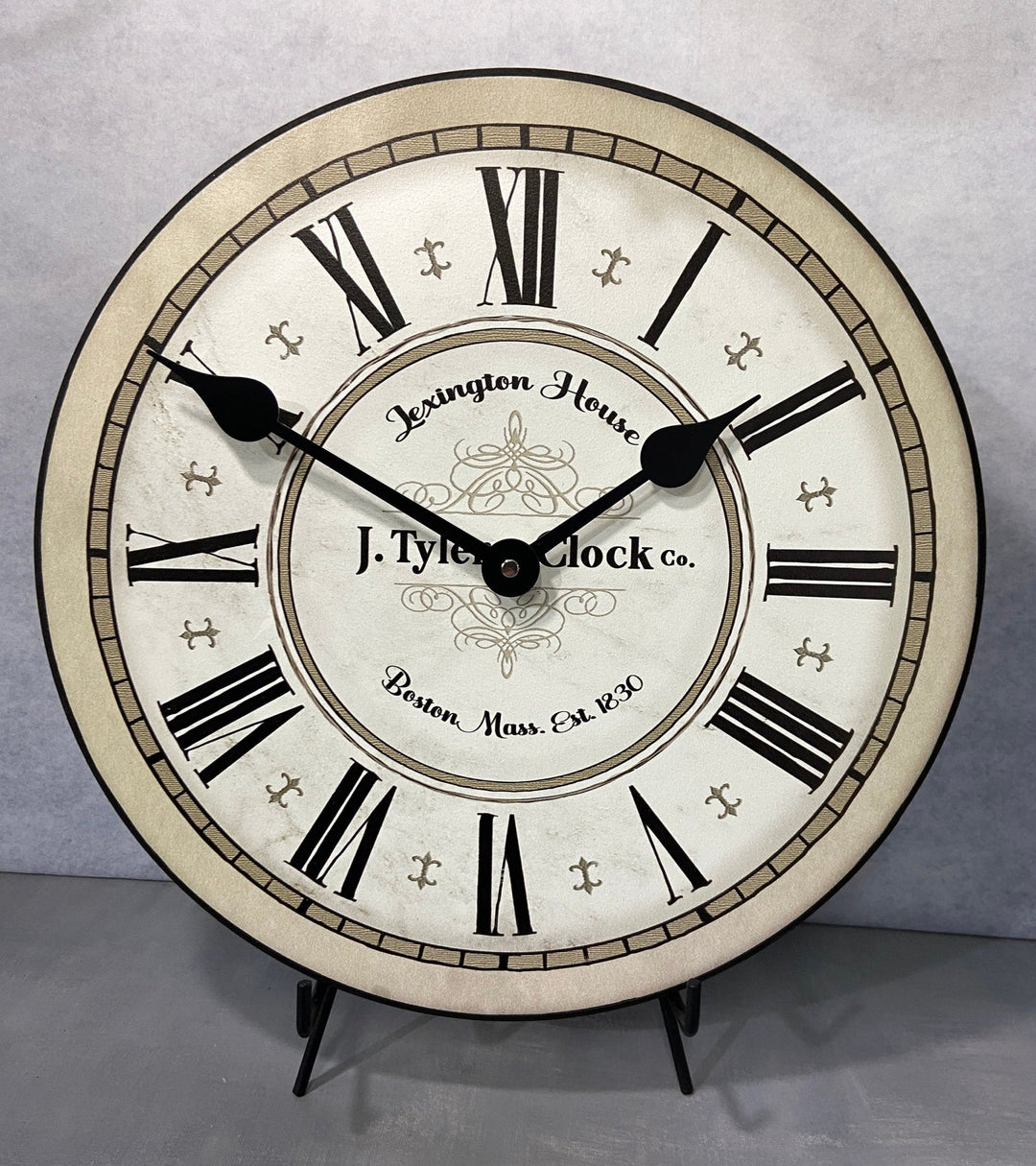 Vermont Ivory Wall Clock - CustomBigClocks