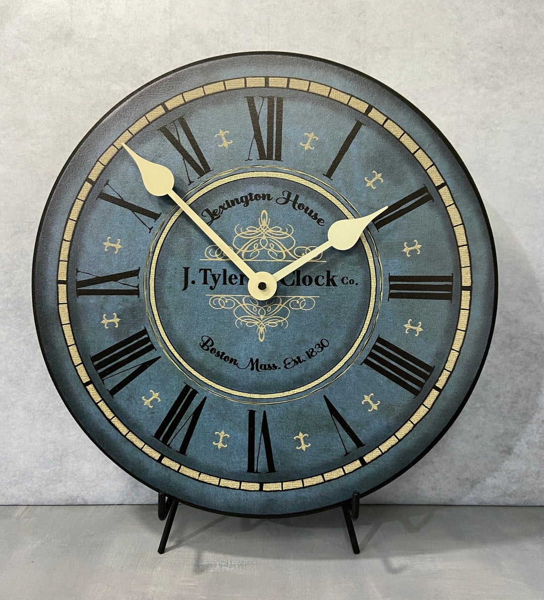 Connecticut Blue Wall Clock - CustomBigClocks