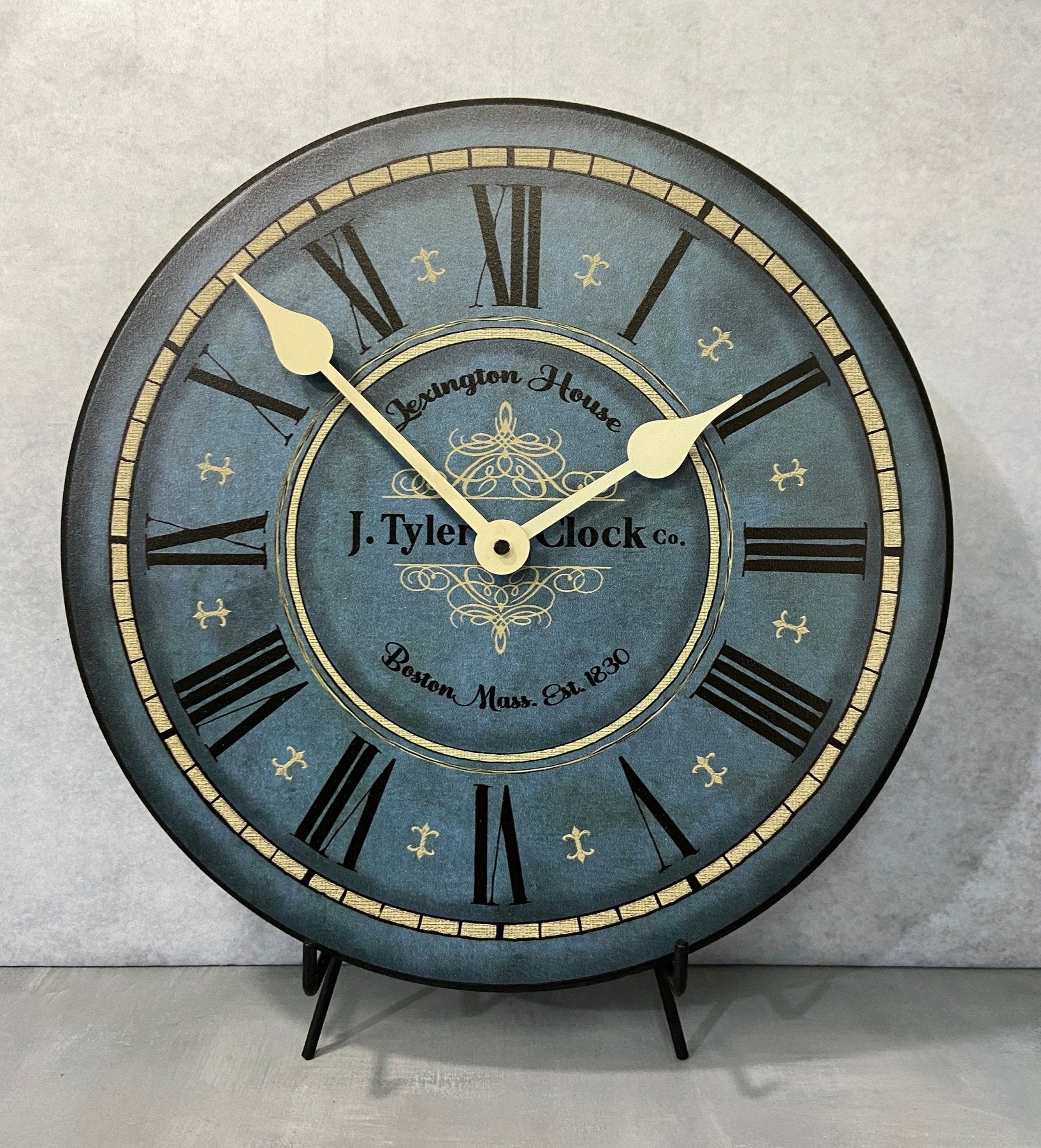 Connecticut Blue Wall Clock - CustomBigClocks