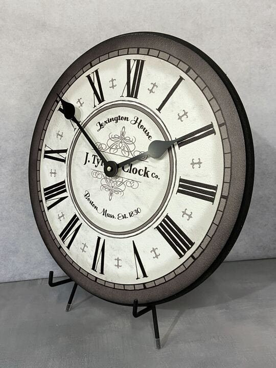 Vermont Gray Wall Clock - CustomBigClocks
