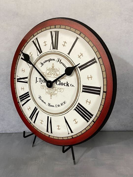 Vermont Red Wall Clock - CustomBigClocks