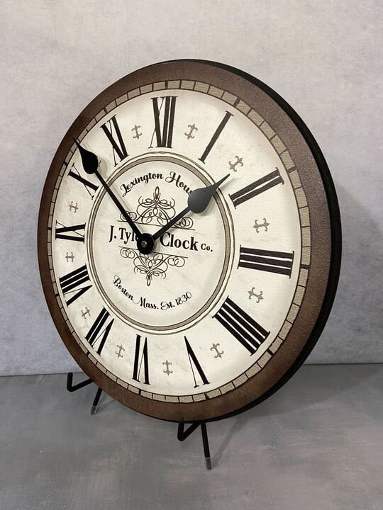 Vermont Brown Wall Clock - CustomBigClocks