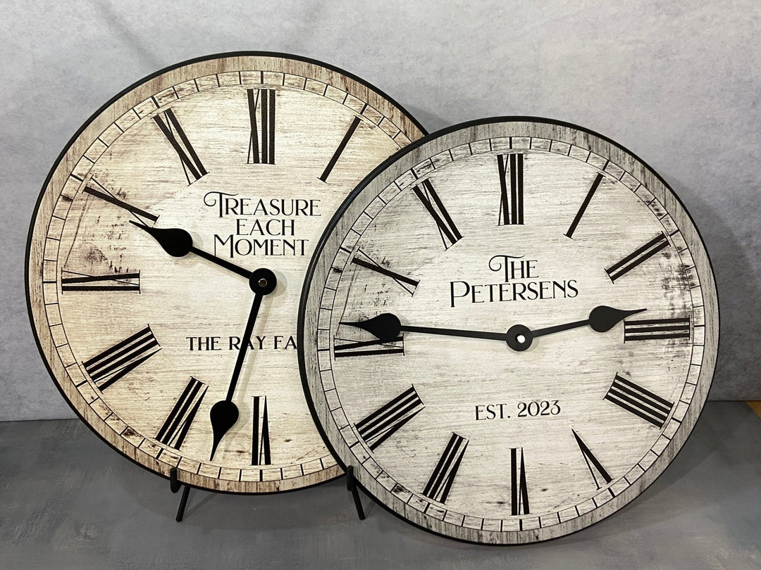Personalized Family Clock - CustomBigClocks