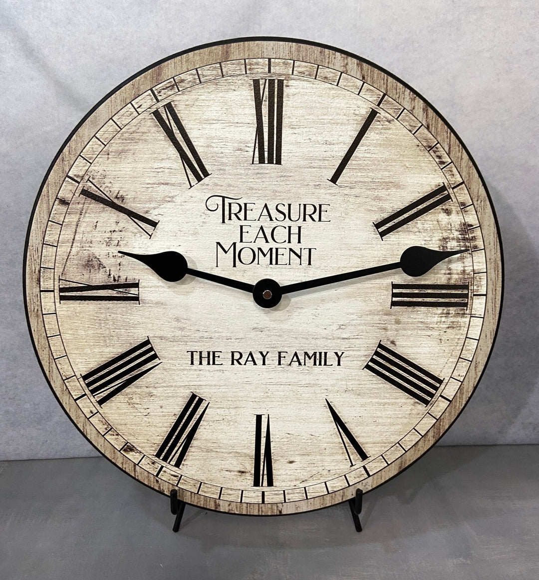 Personalized Family Clock - CustomBigClocks