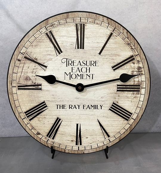 Personalized Family Clock - CustomBigClocks