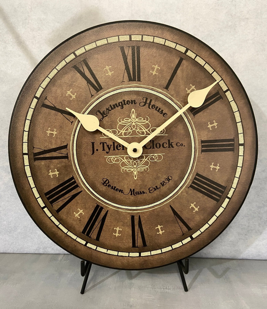 Connecticut Brown Wall Clock - CustomBigClocks