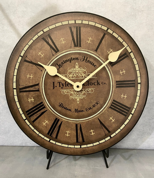 Connecticut Brown Wall Clock - CustomBigClocks
