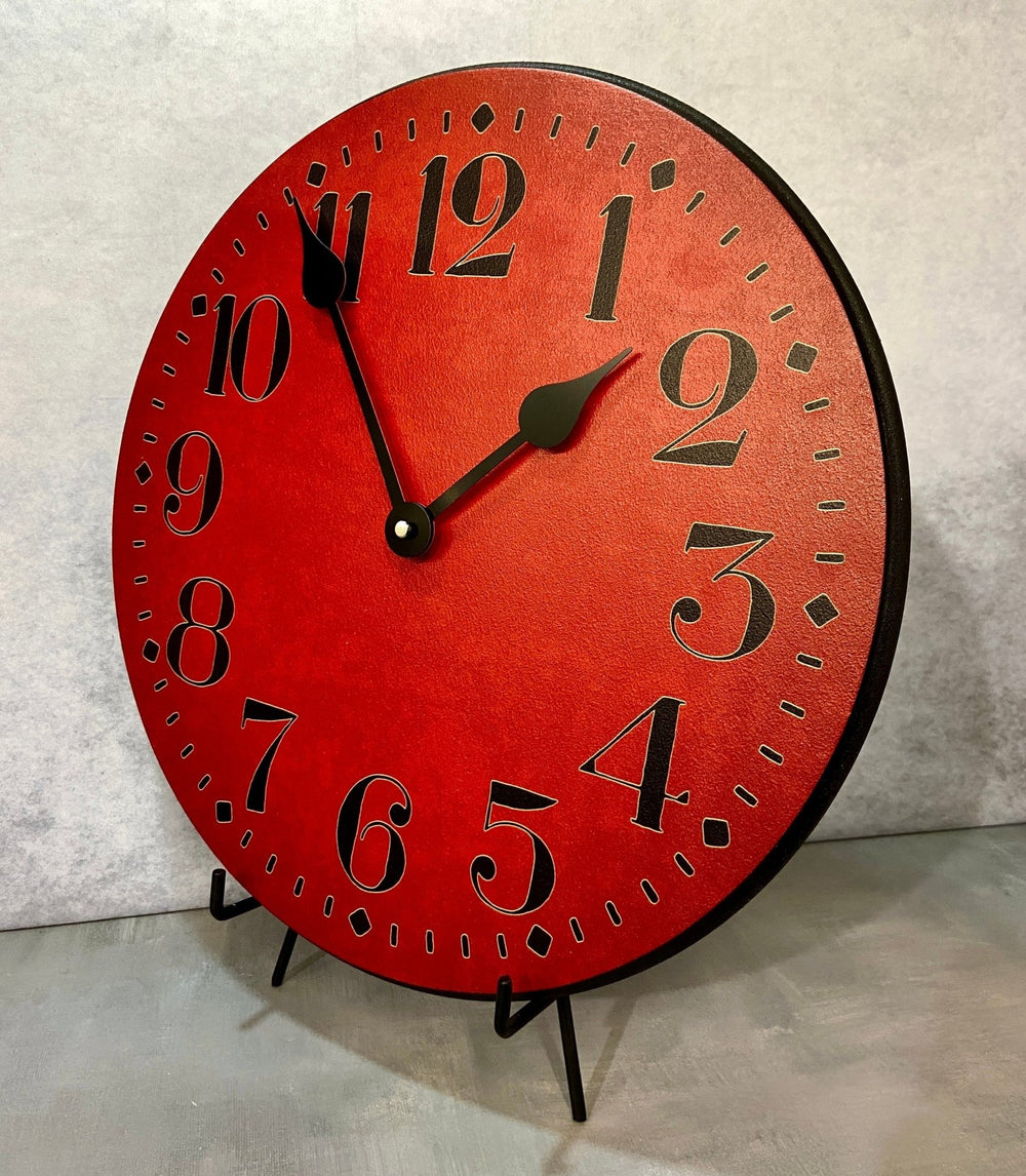 Houston Big Red Wall Clock - CustomBigClocks
