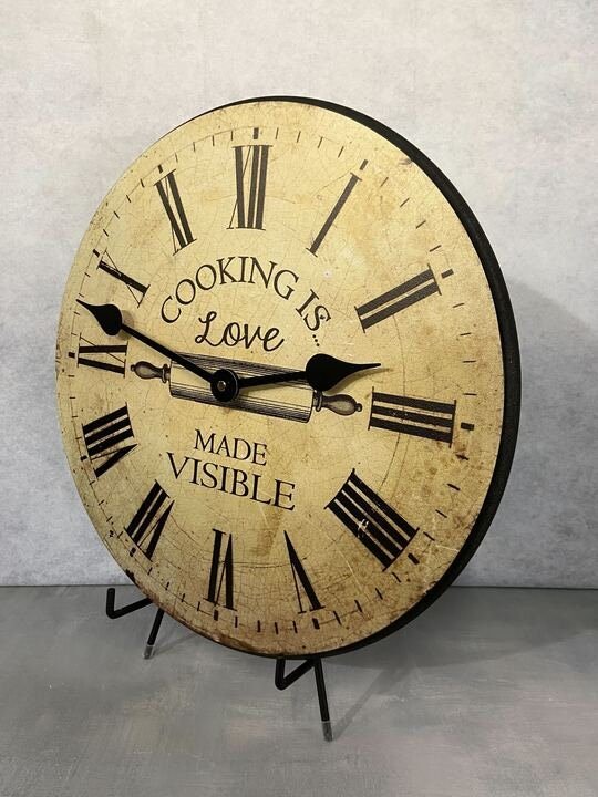 Cooking Is Love Wall Clock - CustomBigClocks