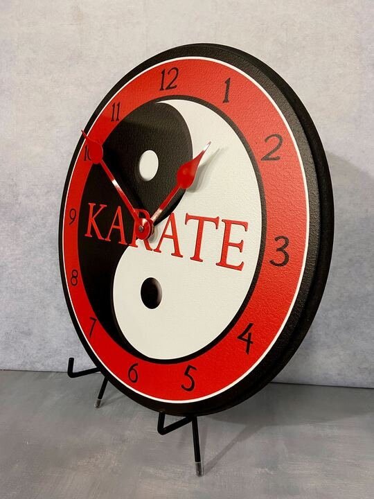 Karate Clock Wall Clock - CustomBigClocks