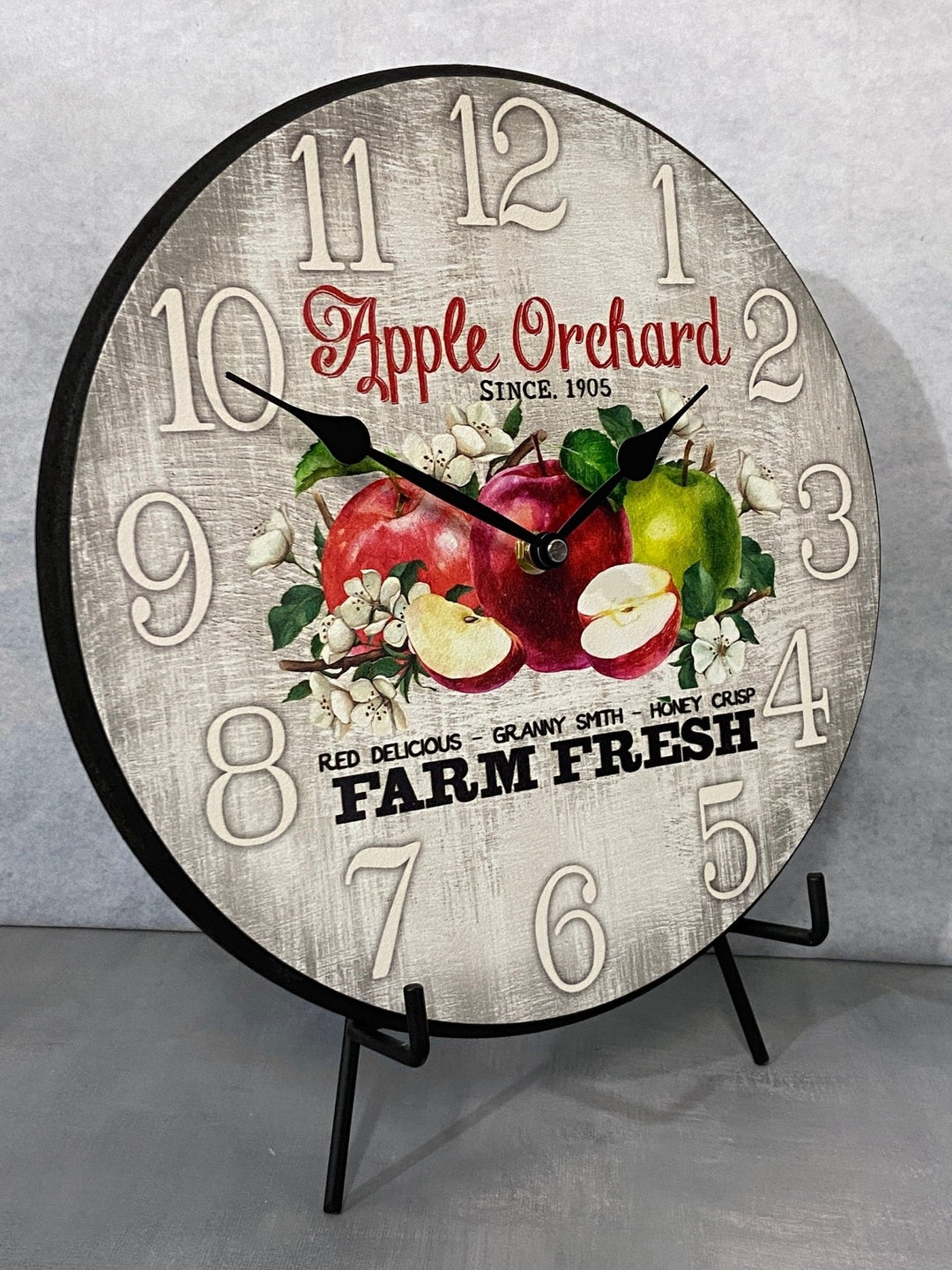 Apple Orchard Wall Clock - CustomBigClocks
