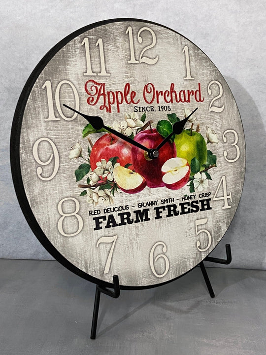 Apple Orchard Wall Clock - CustomBigClocks