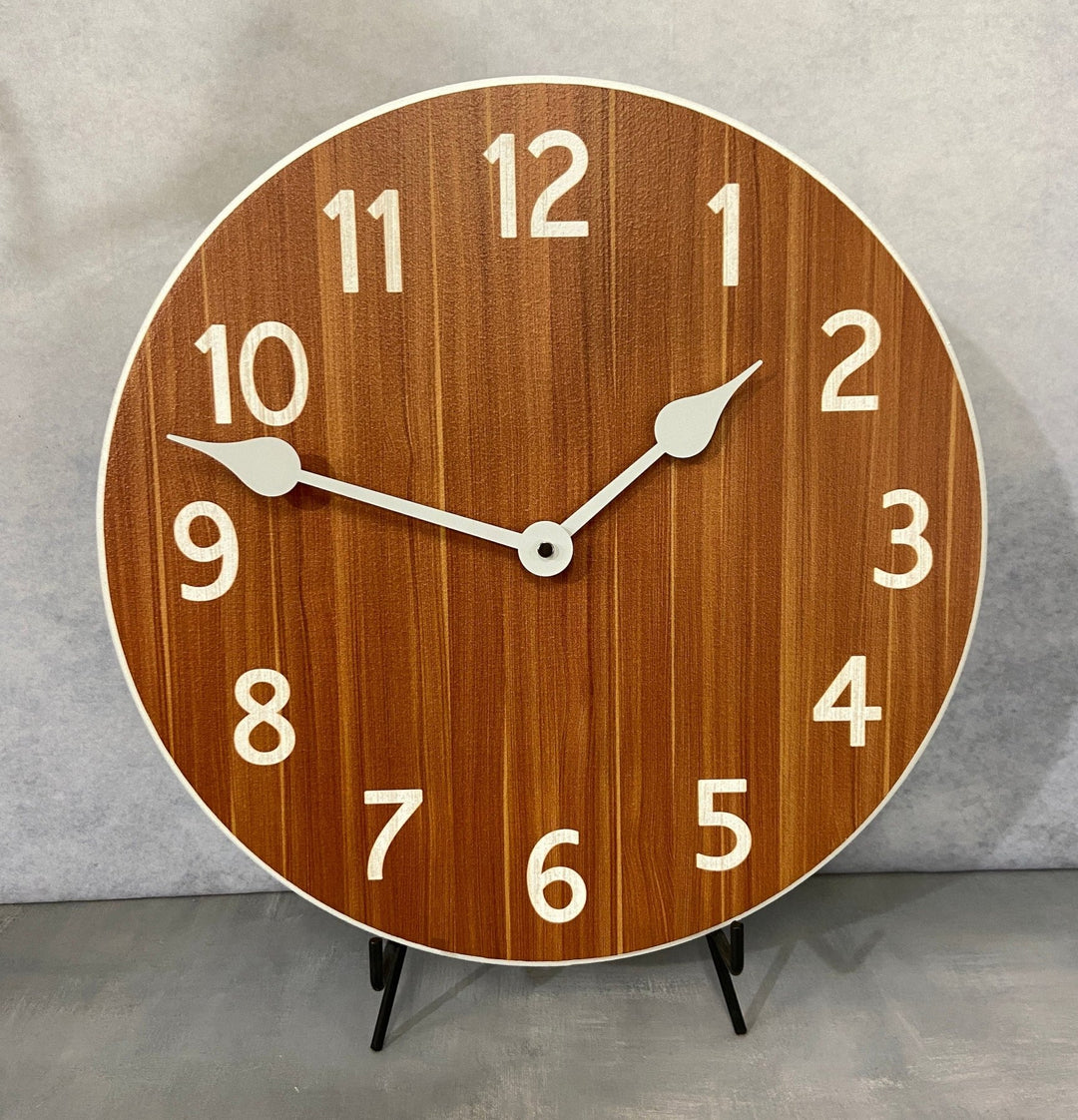 Organic Brown Wall Clock - CustomBigClocks